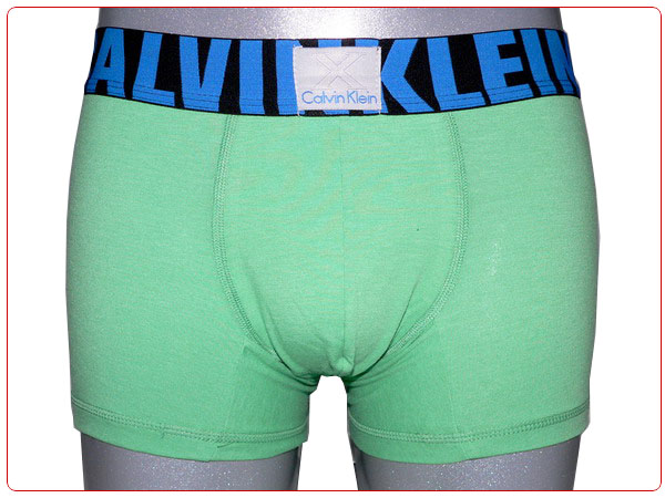 Boxer Calvin Klein Hombre X Azul Verde - Haga un click en la imagen para cerrar